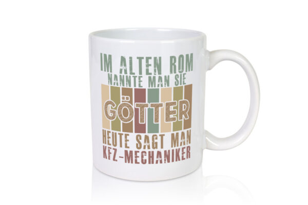 Heute sagt man: KFZ-Mechaniker | Werkstatt | Mechaniker - Tasse Weiss - Kaffeetasse / Geschenk / Familie