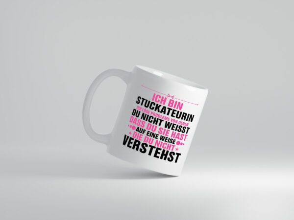 Löse Probleme: Stuckateurin | Innenausbau - Tasse Weiss - Kaffeetasse / Geschenk / Familie