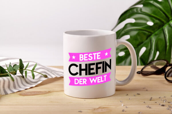Beste Chefin | Führungskraft | Vorgesetzte - Tasse Weiss - Kaffeetasse / Geschenk / Familie