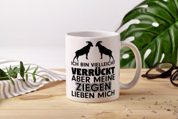 Meine Ziegen | Hirte Tasse | Bauernhof | Hirtin | Bauer - Tasse Weiss - Kaffeetasse / Geschenk / Familie