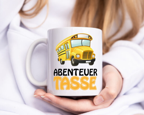 Abendteuer Tasse - Tasse Weiss - Kaffeetasse / Geschenk / Familie