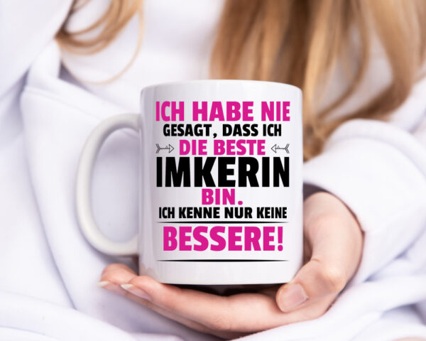 Die Beste Imkerin | Imkerei - Tasse Weiss - Kaffeetasse / Geschenk / Familie