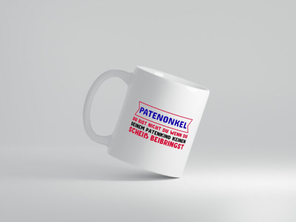 Patenonkel | lustige Tasse | Snickers Spruch | Humor - Tasse Weiss - Kaffeetasse / Geschenk / Familie