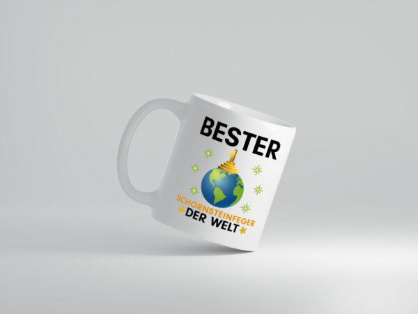 Welt Bester Schornsteinfeger | Kaminkehrer | Handwerk - Tasse Weiss - Kaffeetasse / Geschenk / Familie