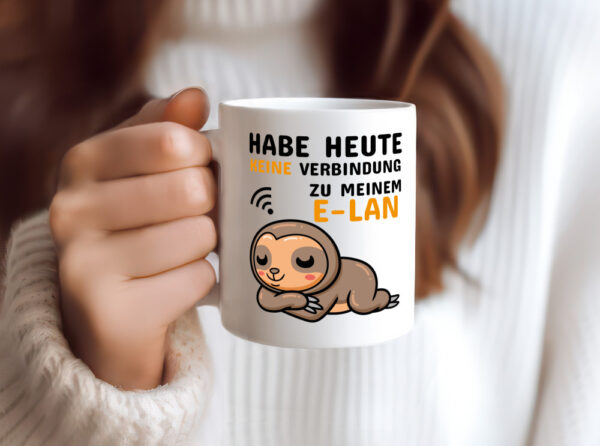Keine Verbindung - Tasse Weiss - Kaffeetasse / Geschenk / Familie