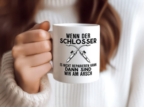 Der Schlosser - Tasse Weiss - Kaffeetasse / Geschenk / Familie