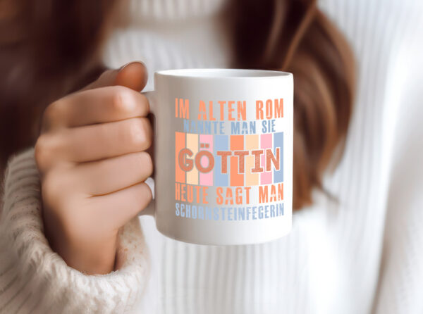 Heute sagt man: Schornsteinfegerin | Kaminkehrer - Tasse Weiss - Kaffeetasse / Geschenk / Familie