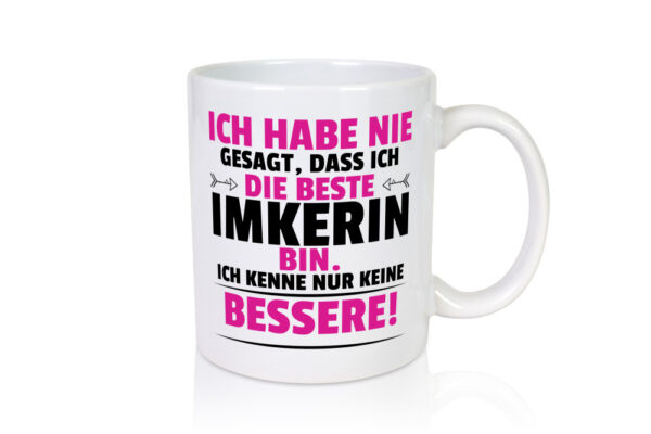 Die Beste Imkerin | Imkerei - Tasse Weiss - Kaffeetasse / Geschenk / Familie