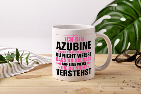 Löse Probleme: Anglerin | Angeln | Fischerin - Tasse Weiss - Kaffeetasse / Geschenk / Familie