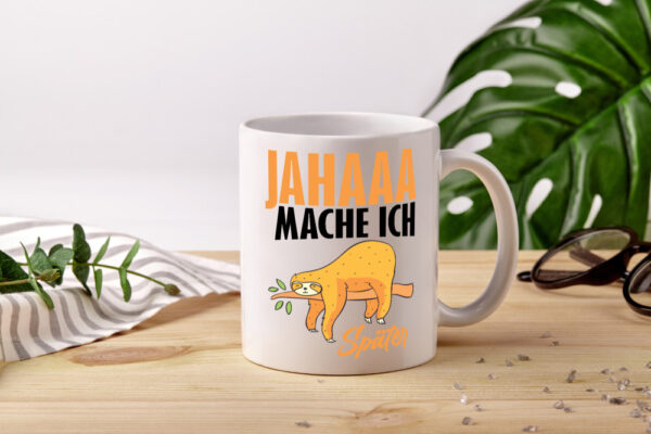 Mach ich später - Tasse Weiss - Kaffeetasse / Geschenk / Familie