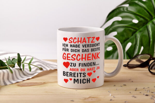 Ehefrau Tasse | Ehemann Humor | Beziehung Spruch | Ehe - Tasse Weiss - Kaffeetasse / Geschenk / Familie