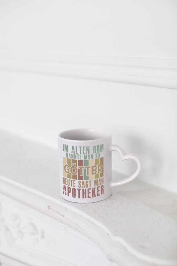 Heute sagt man: Apotheker | Apotheke | Pharmazie - Herzhenkel Tasse - Kaffeetasse / Geschenk / Familie