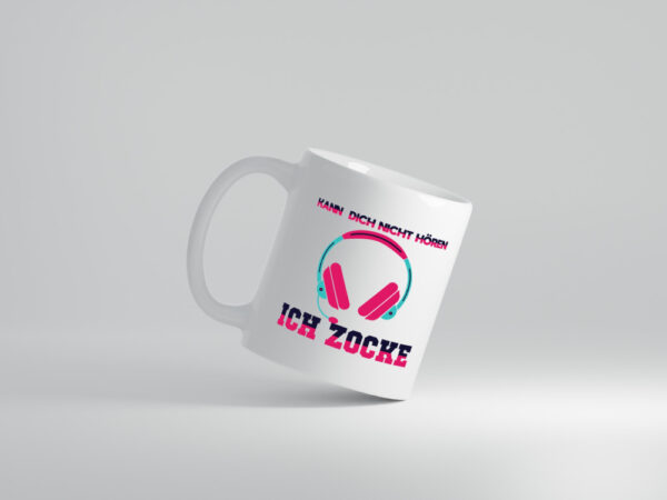 Kann dich nicht hören ich Zocke | Gamer | Zocken | Zocker - Tasse Weiss - Kaffeetasse / Geschenk / Familie