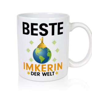 Welt Beste Imkerin | Imkerei - Tasse Weiss - Kaffeetasse / Geschenk / Familie