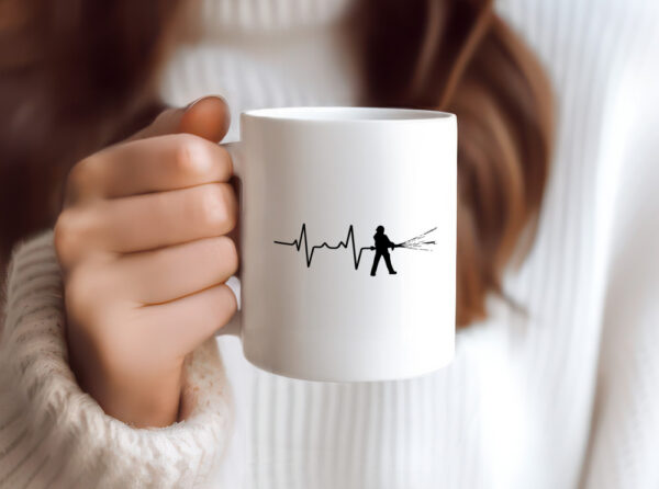 Feuerwehr Motiv | Feuerwehrmann | freiwillige Feuerwehr - Tasse Weiss - Kaffeetasse / Geschenk / Familie