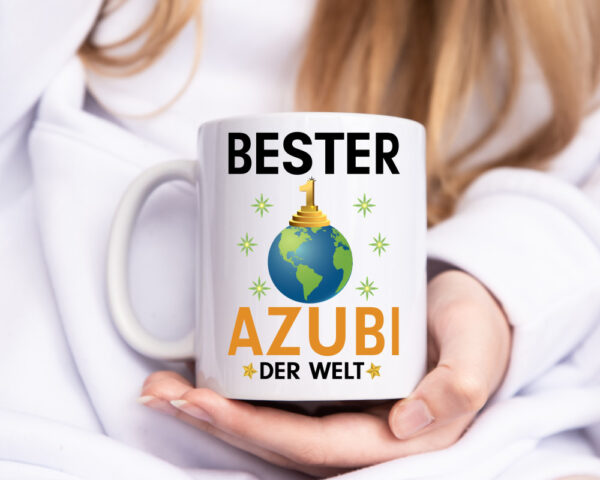 Welt Bester Azubi | Ausbildung | Lehre | Lehrling - Tasse Weiss - Kaffeetasse / Geschenk / Familie