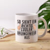 Richtig Cooler Bauingenieur | Ingenieur - Tasse Weiss - Kaffeetasse / Geschenk / Familie