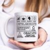 Achtung Probleme Chemielaborantin | Laborantin | Chemie - Tasse Weiss - Kaffeetasse / Geschenk / Familie