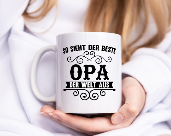 Der Beste Opa | Großvater | Enkel | Beste Opa - Tasse Weiss - Kaffeetasse / Geschenk / Familie