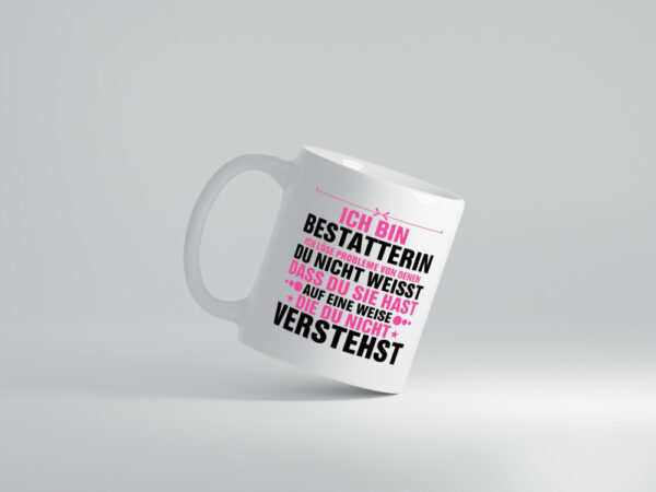 Löse Probleme: Bestatterin | Bestattung | Totengräberin - Tasse Weiss - Kaffeetasse / Geschenk / Familie