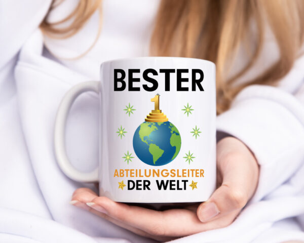 Welt Bester Abteilungsleiter| Führungskraft - Tasse Weiss - Kaffeetasse / Geschenk / Familie