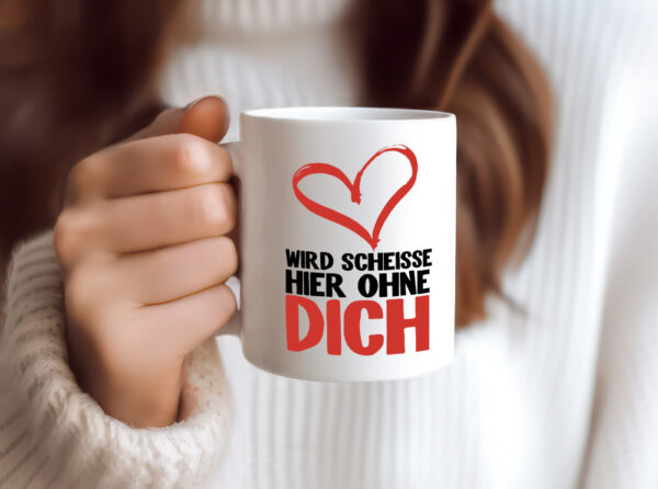 Wird Scheisse - Tasse Weiss - Kaffeetasse / Geschenk / Familie