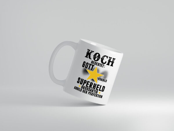 Bedeutung von Koch | Chefkoch | Chefkoch - Tasse Weiss - Kaffeetasse / Geschenk / Familie