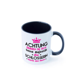 Seine Majestät Schlosserin | Schlosserei Farbige Tasse - Kaffeetasse / Geschenk / Familie