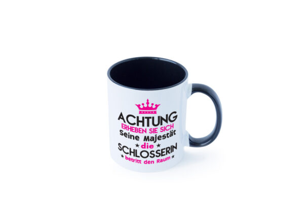 Seine Majestät Schlosserin | Schlosserei Farbige Tasse - Kaffeetasse / Geschenk / Familie