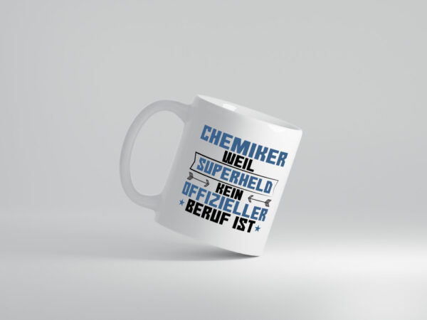 Superheld Chemiker | Chemie | Labor | Wissenschaft - Tasse Weiss - Kaffeetasse / Geschenk / Familie