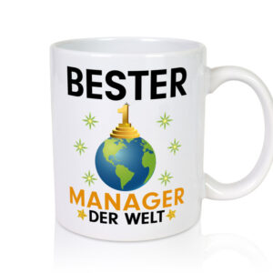 Welt Bester Manager | Management - Tasse Weiss - Kaffeetasse / Geschenk / Familie