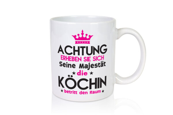 Seine Majestät Köchin | Chefköchin | Chefkoch - Tasse Weiss - Kaffeetasse / Geschenk / Familie