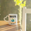 Welt Beste Chefin | Führungskraft | Vorgesetzte - Herzhenkel Tasse - Kaffeetasse / Geschenk / Familie