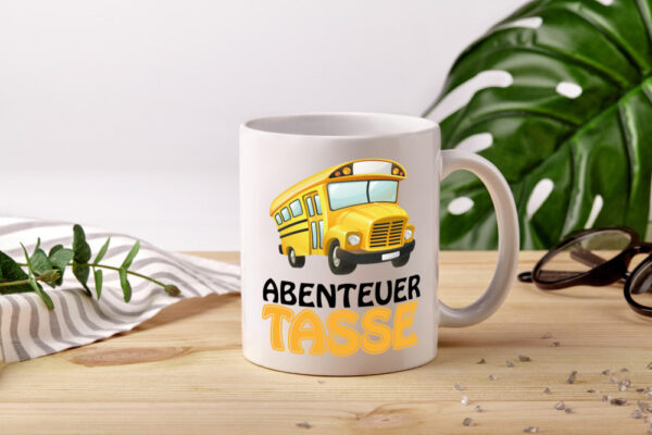 Abendteuer Tasse - Tasse Weiss - Kaffeetasse / Geschenk / Familie