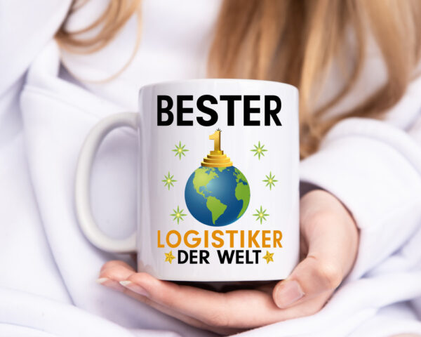 Welt Bester Logistiker | Beruf Logistik - Tasse Weiss - Kaffeetasse / Geschenk / Familie