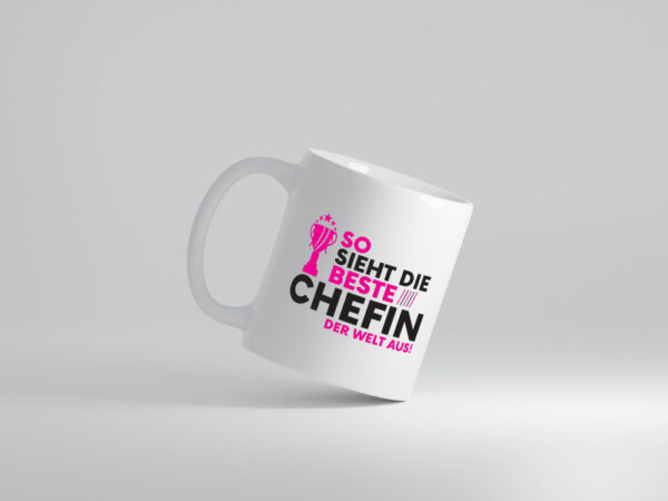 Die Weltbeste Chefin | Führungskraft | Vorgesetzte - Tasse Weiss - Kaffeetasse / Geschenk / Familie