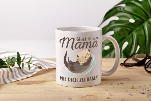 Mama wie dich zu haben | 2 Faultiere | Beste Mama der Welt - Tasse Weiss - Kaffeetasse / Geschenk / Familie