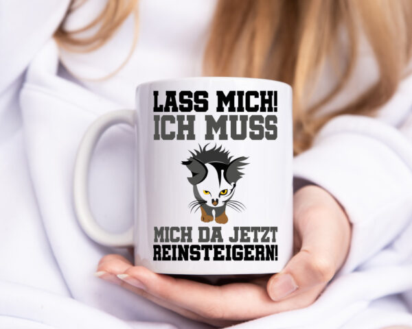 Lass mich in Ruhe. - Tasse Weiss - Kaffeetasse / Geschenk / Familie