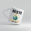 Welt Beste Betriebswirtin | Betriebswirtschaft - Herzhenkel Tasse - Kaffeetasse / Geschenk / Familie