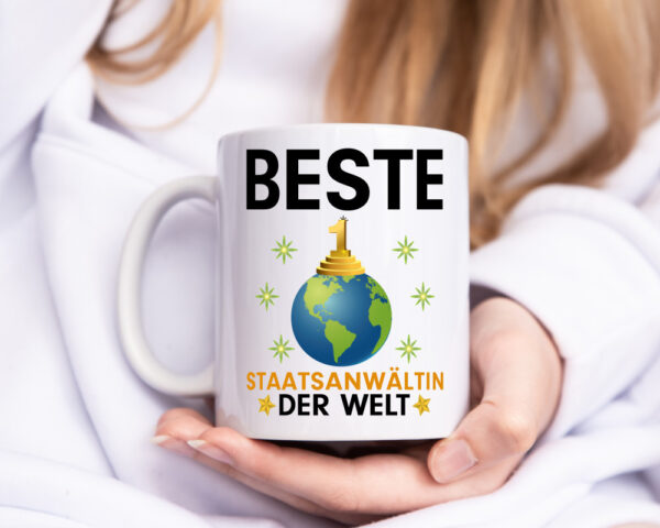 Welt Beste Staatsanwältin | Anwältin - Tasse Weiss - Kaffeetasse / Geschenk / Familie