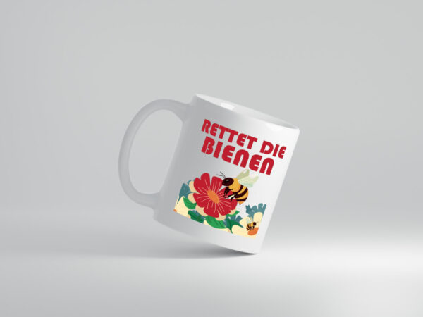 Rettet die Bieten | Bieten | Bienenliebhaber - Tasse Weiss - Kaffeetasse / Geschenk / Familie