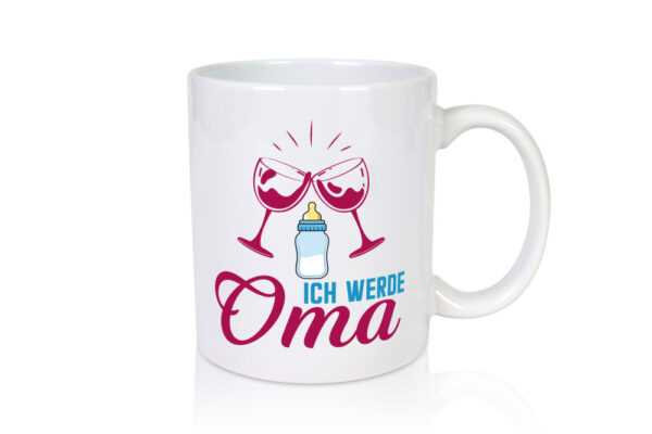 Ich werde Oma | Ankündigung | Oma | Schwangerschaft - Tasse Weiss - Kaffeetasse / Geschenk / Familie