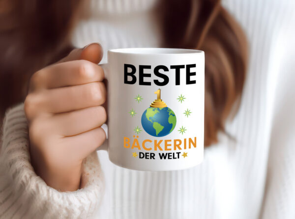 Welt Beste Bäckerin | Bäckerei | Frauen | Backen - Tasse Weiss - Kaffeetasse / Geschenk / Familie