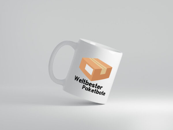 Weltbester Postbote | Paketlieferant | Postbote - Tasse Weiss - Kaffeetasse / Geschenk / Familie