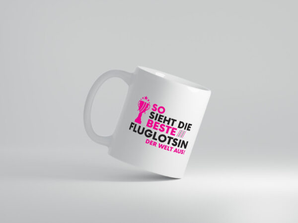Die Weltbeste Fluglotsin | Flughafen | Flugverkehr - Tasse Weiss - Kaffeetasse / Geschenk / Familie
