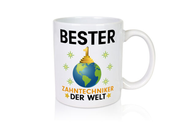 Welt BesterZahntechniker | Zahnmedizin - Tasse Weiss - Kaffeetasse / Geschenk / Familie