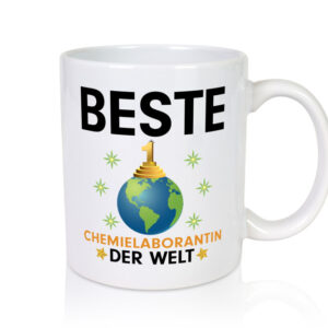 Welt Beste Chemielaborantin | Laborantin | Chemie - Tasse Weiss - Kaffeetasse / Geschenk / Familie