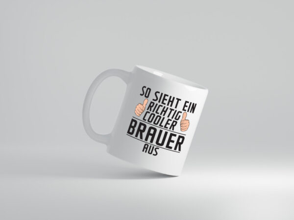 Richtig Cooler Brauer | Bier Brauer | Brauerei - Tasse Weiss - Kaffeetasse / Geschenk / Familie