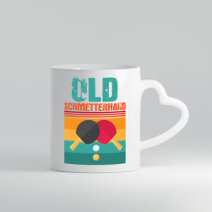 Tischtennis Tasse - Herzhenkel Tasse - Kaffeetasse / Geschenk / Familie