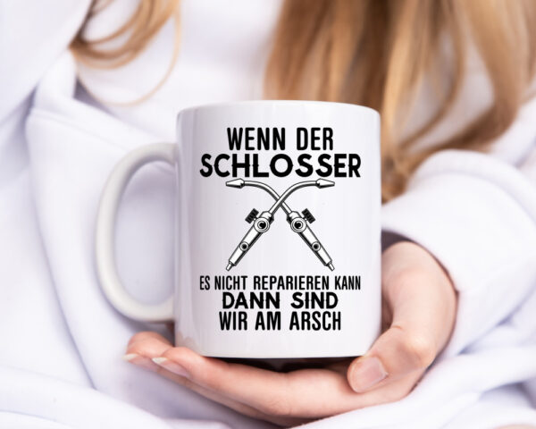 Der Schlosser - Tasse Weiss - Kaffeetasse / Geschenk / Familie